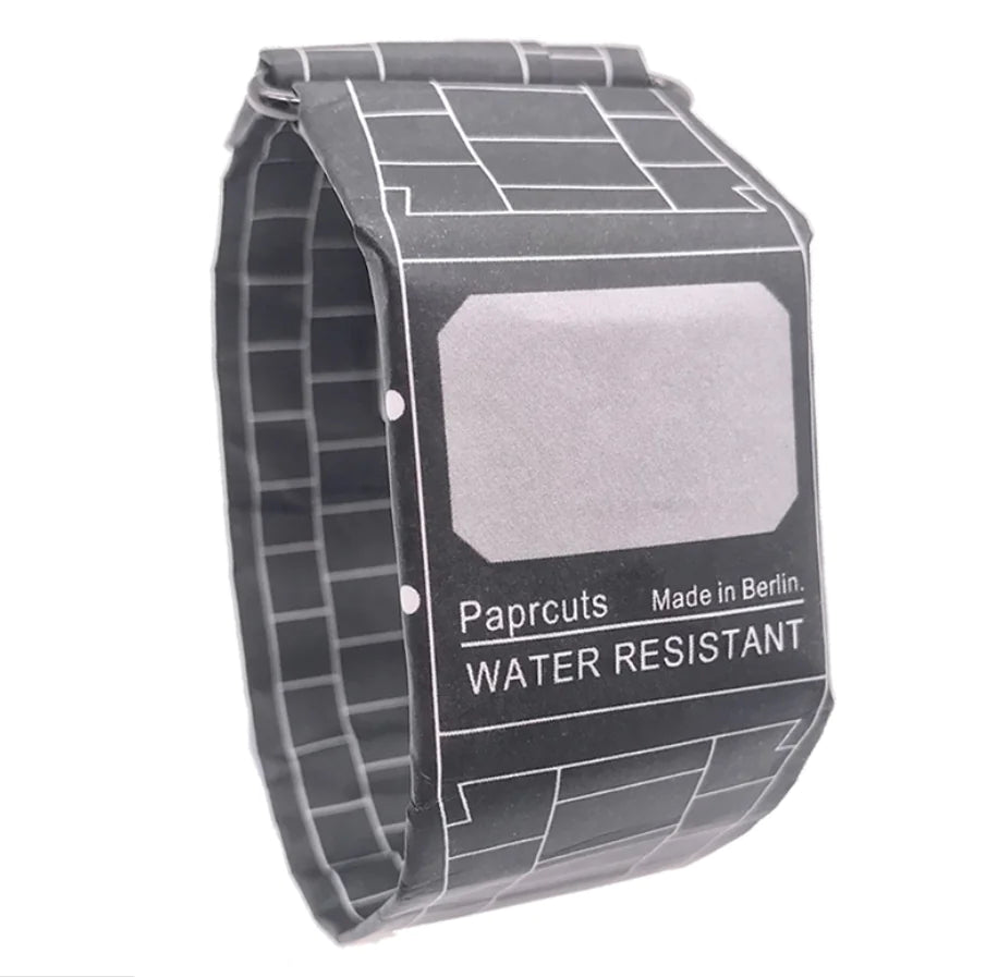 Waterproof Paper Watch - Paper Wristband Timepiece