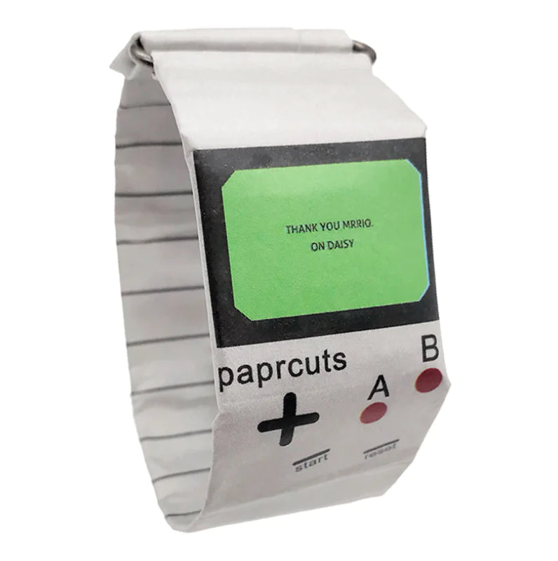 Waterproof Paper Watch - Paper Wristband Timepiece